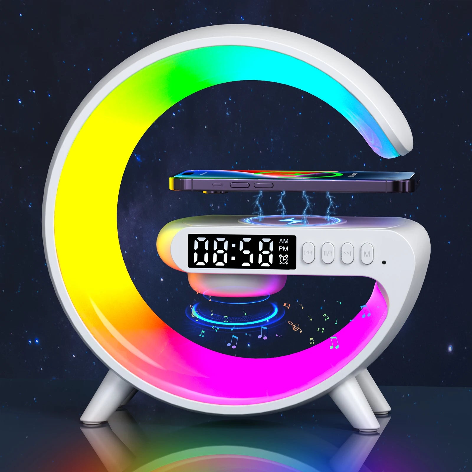 RGB Bluetooth Speaker & Charger